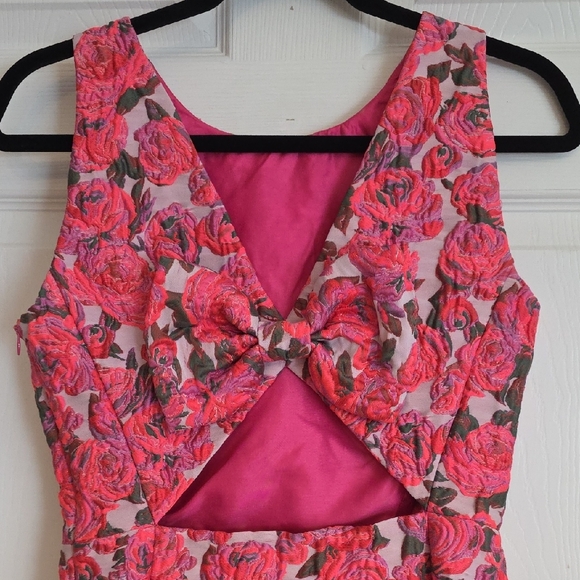 Kate Spade Pink Floral Mini Dress - Picture 4 of 4